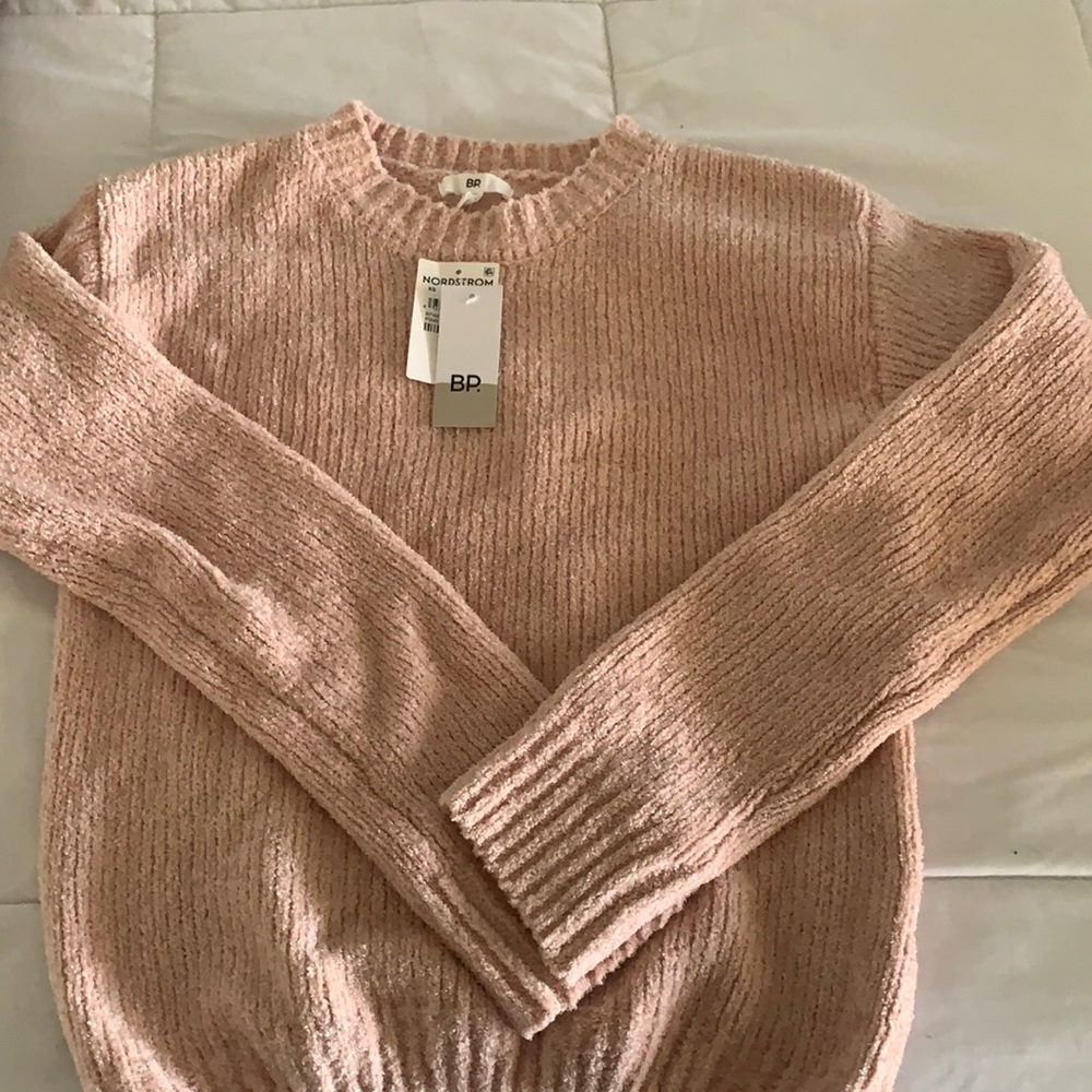 BP pink knit sweater